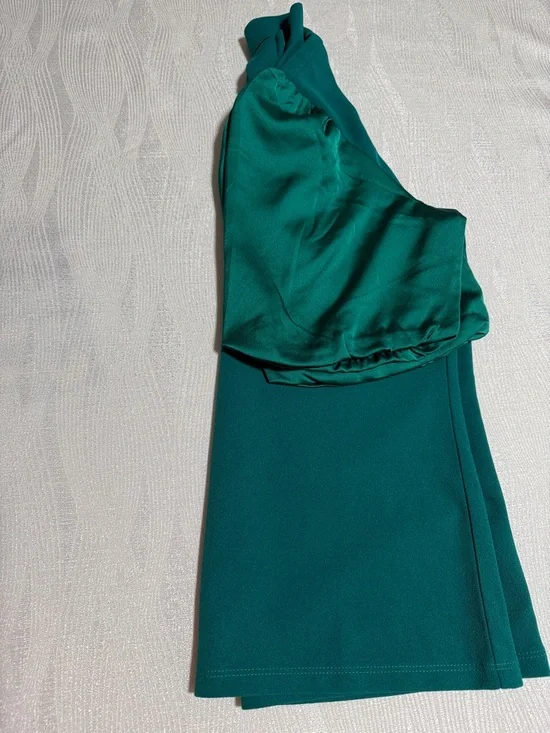 H&M Teal Puff-Sleeve Blouse - Picture 11 of 13